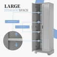 thumbnail image 4 of 71" Tall Storage Cabinet with Two Doors 5 Layer Adjustable Shelf , MDF Board Floor Cabinet for Dinning Room ,Kitchen,Bathroom, Office, 4 of 7