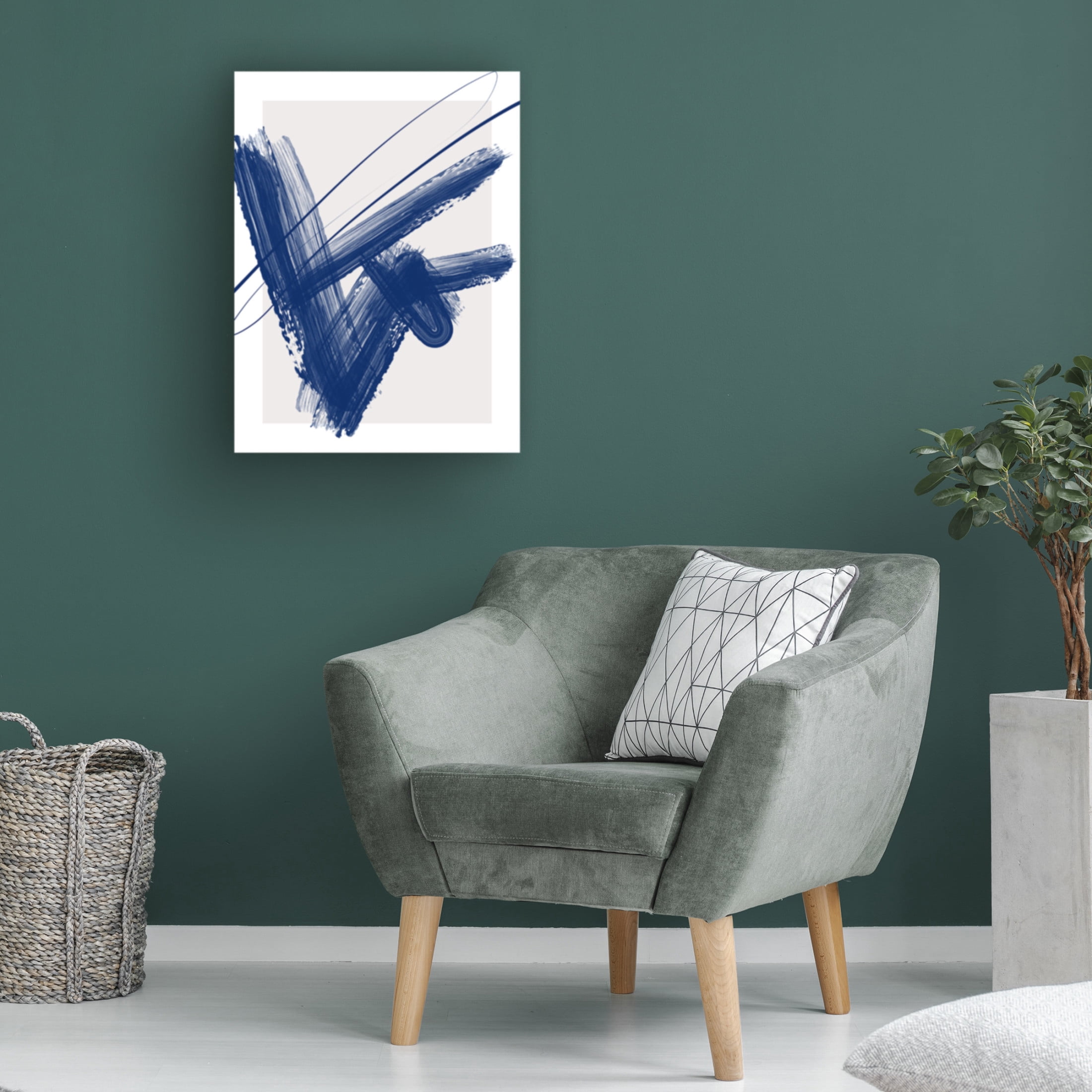 Trademark Fine Art Elena Ristova  Indigo26 Canvas Wall Art