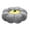 Gray, variant on FastXmas Pumpkin Seat Cushion, 15 inch Pumpkin Shape Thicken Plush Tatami Floor Pillow, Soft Cute Cotton Filled Chair Seat Pad Machine Washable Throw Pillows Fall Decorations for Couch Bed Patio