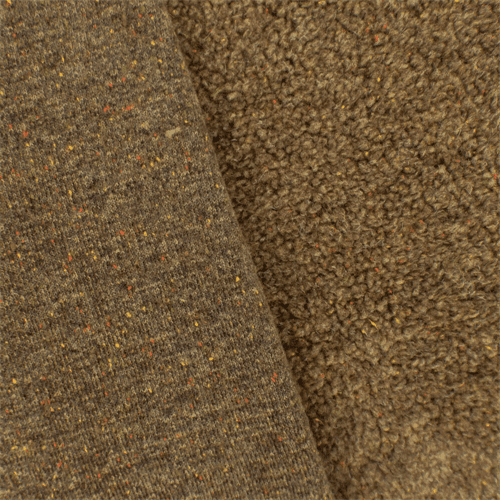 Warm Brown Singlesided Berber Fleece, Fabric By the Yard