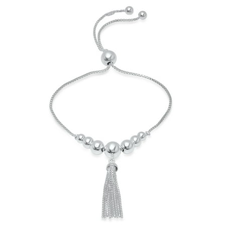 Pori Jewelers Sterling Silver Adjustable Slider Bracelet