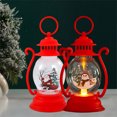 thumbnail image 7 of FEOLGEHLY 2 Pcs Christmas Snow Globes Light, Christmas Handheld Small Oil Lamps, Battery Powered Glitter Lantern, for Christmas Home Holiday Party Gifts, Santa Claus Christmas Decorations for Home, 7 of 7
