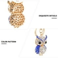 thumbnail image 4 of Owl Sparkling Rhinestone Keychain Charm: Blue Cartoon Keyring Bling Purse Pendant Hanging Handbag Bag Decoration Car Key Day Decor, 4 of 6