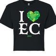 thumbnail image 3 of Wicked - I Heart Emerald City - Juniors Cropped Graphic T-Shirt, 3 of 5