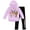 Purple/black, variant on L.O.L. Surprise! Fierce Roller Sk8er Daring Diva Little Girls Pullover Fleece Hoodie and Leggings Outfit Set Little Kid to Big Kid