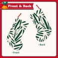 thumbnail image 2 of Salouo Palm Branch With Leaves Print Christmas Decorations Stockings 1 Pack 18'' Xmas Stockings Holiday Stocking Personalized Farmhouse Decor for Home Family Party Tree, 2 of 7