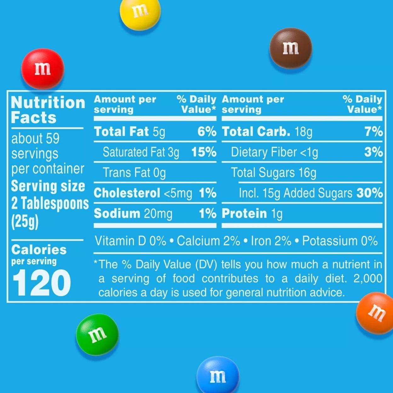 M&M’S Minis Milk Chocolate Candy Resealable Bulk Jar (52 Ounce)