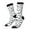 3 Black, variant on Fish Bones Crew Socks for Men & Women, Breathable Casual Athletic Ankle Socks