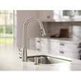 thumbnail image 2 of MOEN Nolia Single Handle Pull-Down Sprayer Kitchen Faucet with Reflex and PowerBoost in Spot Resist Stainless, 2 of 4