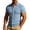 Blue, variant on Men's Short Sleeve Cardigan Shirts Old Money Crochet Knit Button Down Retro Hollow Out Casual Collared Vintage Textured Top Summer Beach Vacation Resort Fashion Shirt