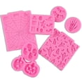 thumbnail image 1 of Toystoory 7 piezas de moldes de silicona para hornear antiadherentes formas de calabaza Halloween pastel resistente al calor Fondant Chocolate DIY Herramientas y accesorios para hornear Toystoory HA008300-00, 1 of 6