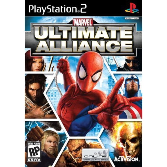 Pre-Owned Marvel Ultimate Alliance, by Activision Blizzard, Inc. for PlayStation 2, Parental Controls, Everyone