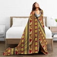 thumbnail image 5 of Yibo Modern Leaves Blanket Flannel Soft and Comfortable Anti-static Bed Sofa Blanket, 5 of 5