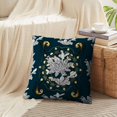 thumbnail image 3 of LALILO Throw Pillow Covers Floral Baroque Damask White And Gold Antique Cushion Cover 18" x 18", 2 Pack, 3 of 6