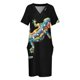 thumbnail image 4 of Lizard-vestido holgado con bolsillos para mujer traje de estilo coreano falda de verano, 4 of 7