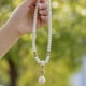 thumbnail image 4 of Pulsera de cuentas de meditación de oración, pulsera de cuentas de oración budista para hombres y mujeres, pulsera de cuentas de madera, 4 of 5