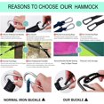 thumbnail image 3 of ZHAOCHENG Hamaca para acampar al aire libre: ultraligera, ligera, portátil, duradera, de nailon transpirable con correas para árboles para balcón interior, camping al aire libre, senderismo, hamacas p, 3 of 5