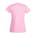 thumbnail image 2 of Camiseta casual de manga corta para mujer (Rosa Pastel), 2 of 2