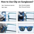 thumbnail image 5 of Kids Clip On Sunglasses Polarised Children Junior Clip-on Sunglasses over Prescription Glasses UV Protection Flip Up Sunglasses for Boys Girls, 5 of 5