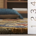thumbnail image 4 of SAFAVIEH Blossom Lennon Floral Wool Area Rug, Green/Multi, 11' x 11' Square, 4 of 11