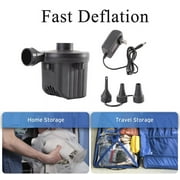 ZBBMUYHGSA 1Pc Air Pump 1Pc 3-In-1 Air Nozzle 1Pc Home Charger Electrical Tools 12V Electric Air Pump Air Mattress Inflatables Couch Pool Floats Portable PumpâAir Pumps