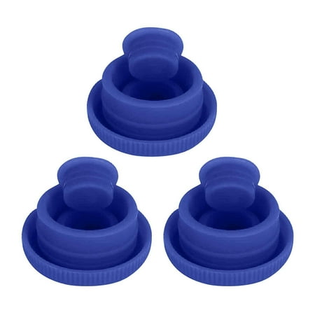 

5 Gallon Water Jug Reusable Cap Non-Spill 55mm Water Bottle Caps Silicone Replacement Cap Lids Anti-Splash 1/2/3/5 Pcs