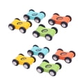 thumbnail image 1 of QUTETN 8Pcs Wooden Race Track Toy Wooden Racing Car Kids Car Toy Interactive Board Game, 1 of 6