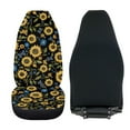 thumbnail image 4 of ZIATUBLE Sunflower Butterfly Car Seat Covers for Women Washable Front Seat Covers Full Set of 2 Comfortable Auto Protectors for Most Cars Car Accessories for Interior Decoration, 4 of 7