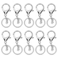 thumbnail image 3 of Qiilu 10Pcs Key Chain Plating Non-Fading Simple Keychain Bag Buckle Lobster Clasp Hook, 3 of 8