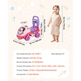 thumbnail image 7 of Ambifirner Ride On Toddler Push Car, Push Car for Toddler 19 to 36 Months, Kids Ride On Toy with Horn & Music, 48.5 lbs Load Capacity, Under-seat Storage, Foot-to-Floor Walker, 7 of 7