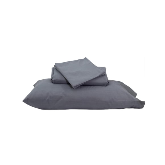 Juego de Sabana Gris Individual Almoda Cajon Plana y 1 Funda 70000415