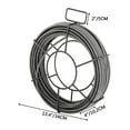 thumbnail image 2 of VEVOR Drain Cleaning Cable 50 Feet x 1/2 Inch Solid Core Cable Sewer Cable Drain Auger Cable Cleaner Snake Clog Pipe Drain Cleaning Cable Sewer Drain Auger Snake Pipe, 2 of 9