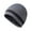 Grey, variant on Men Fleece Lined Thermal Trapper Hat with Ear Flaps, One Piece Integrated Neck Gaiter Windproof Cold Weather Knit Beanie for Ski Motorcycle Cycling