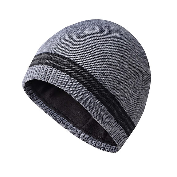 Winter Insulated Ear Flap Beanie for Men, Thick Knit Wind Resistant All-in-One Neck Warmer Hat, Thermal Cold Protection Cap for Outdoor Snow Sports