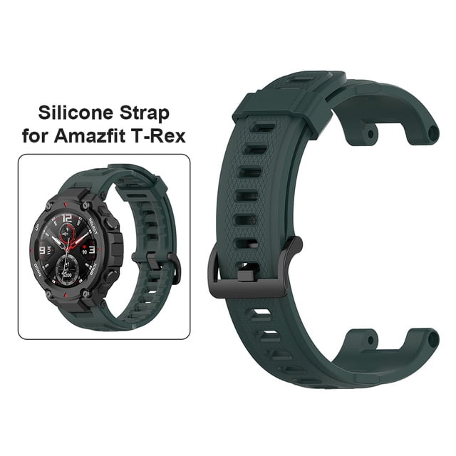 Correa de reloj deportivo inteligente, correa de muñeca de silicona, reemplazo cómodo para Huami Amazfit T-Rex Pro/Amazfit T-Rex Hugtrwg Nuevos Originales