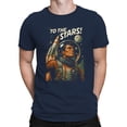 thumbnail image 2 of Retro Space Adventure: To The Stars Men's T-shirt, 2 of 3
