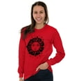 thumbnail image 3 of Celestial Sun Symbolic Spirit Animal Women's Long Sleeve T Shirt Brisco Brands M, 3 of 6