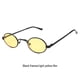 thumbnail image 2 of Gafas Sonducket PC Retro Metal para hombres S Tiny Oval Moda y Cómodo ajuste vintage Negro amarillo claro, 2 of 6