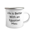 thumbnail image 2 of New Egyptian Mau Cat Gifts, Life is Better With an Egyptian Mau, Inspire Holiday 12oz Camper Mug From Friends, Egyptian mau cat gift ideas, Egyptian mau cat lovers, Egyptian mau cats, 2 of 2