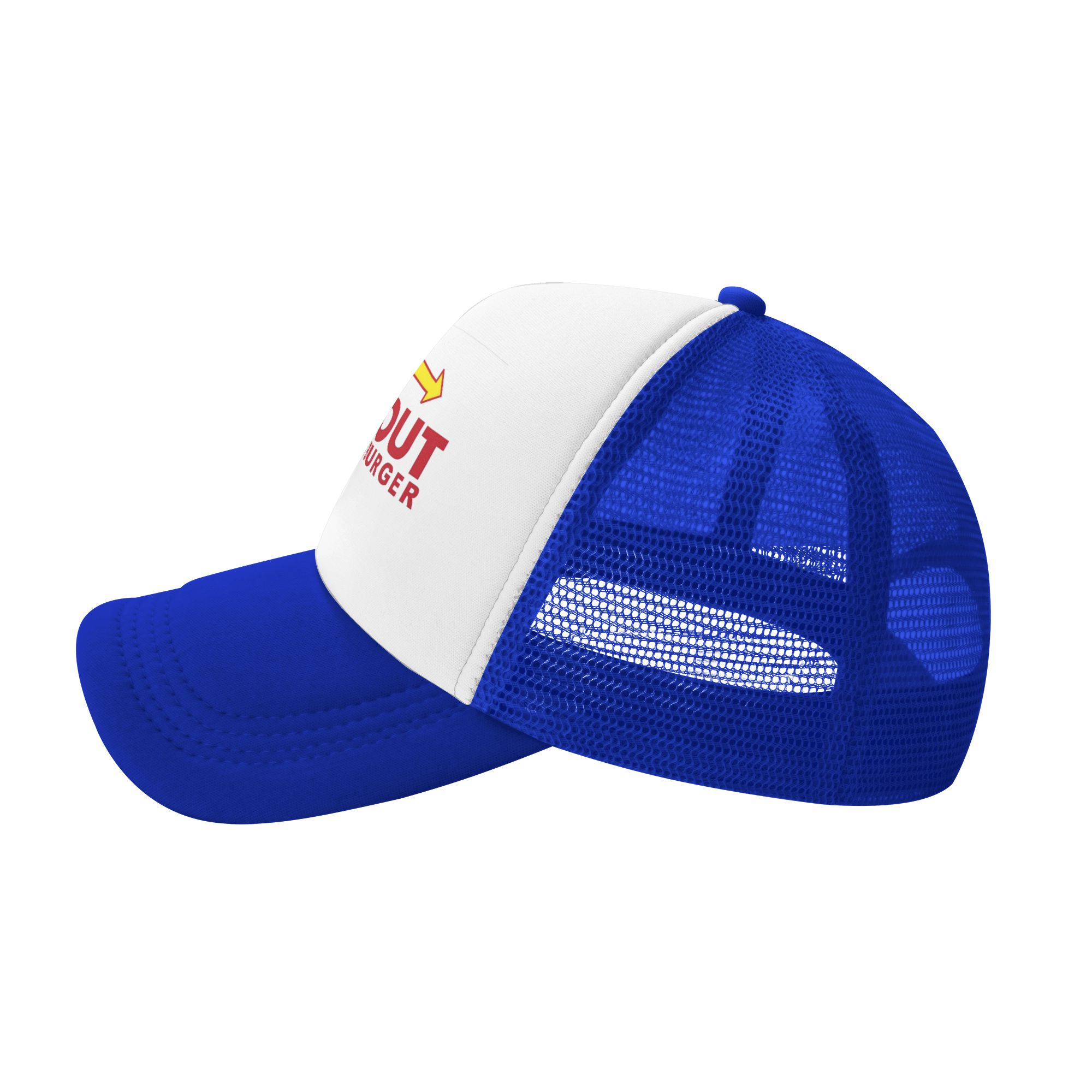 Black & Blue Essential Trucker Hat – namelessnyc