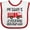 White and Red, variant on Inktastic Volunteer Firefighter Daddy Boys or Girls Baby Bib