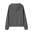 thumbnail image 6 of POROPL Women's Hoodies Sweatshirts,Zip Up Hoodie Oversized Casual Long Sleeve Fleece Jacket with Pockets, 6 of 8