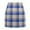 Blue, variant on Inleife Women's High-Waisted Plaid Printed Skirts Casual Elegant Business Sets Green L