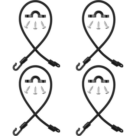 4 PCS Rod Holders for Fishing Boat Mount Connector Mount Rod Strap Hold Down for Boat Kayak Boat Fishing(18inch)