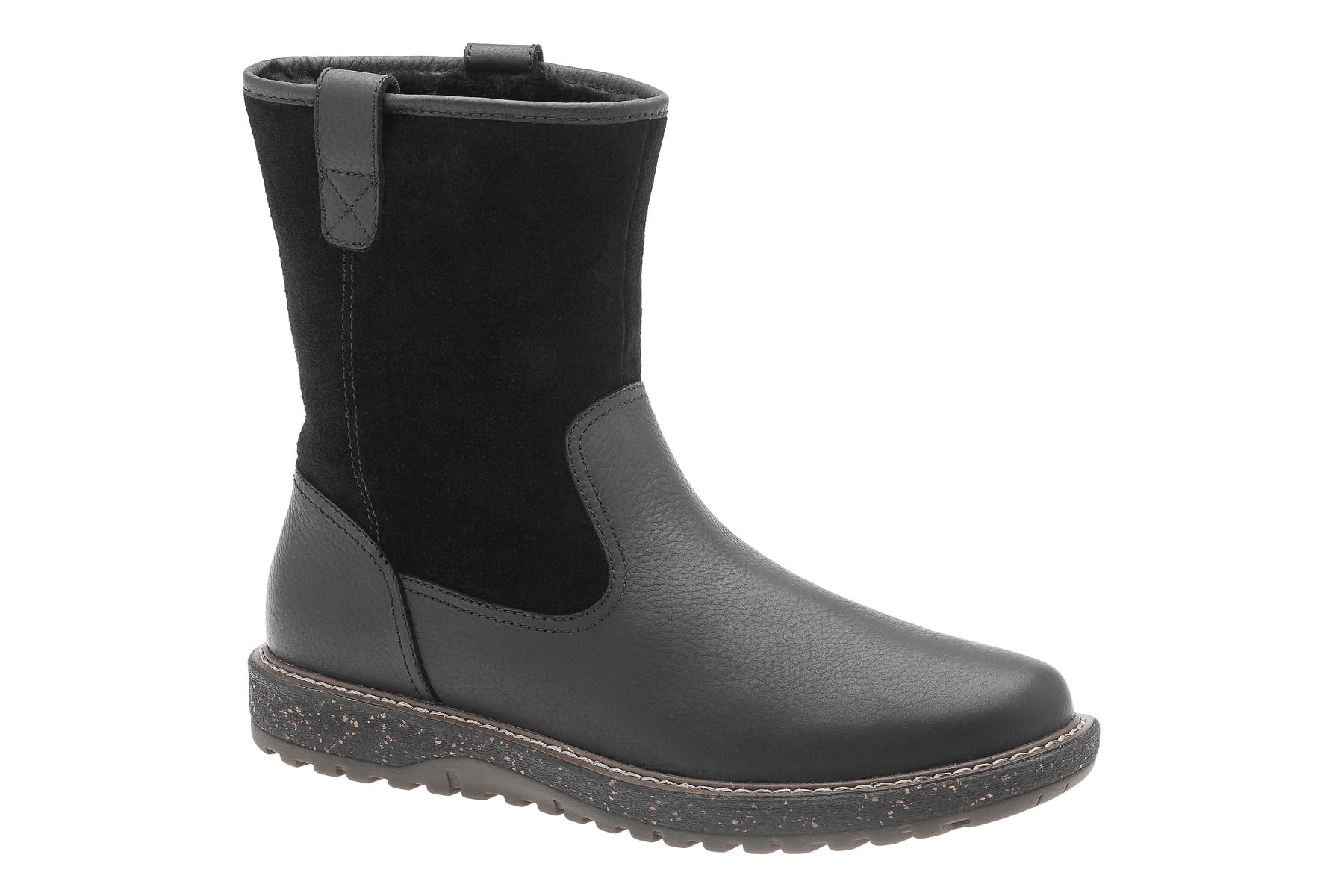 ABEO Bryson - Shearling Boots in Black - Walmart.com