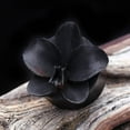 thumbnail image 4 of A Pair of Divine Orchid Organic Arang Wood Ear Gauge Plug, 4 of 4