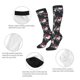 thumbnail image 3 of Fotbe Watercolor Floral Calcetas Divertidas Estampadas para Hombre y Mujer, Calcetas de Algodón hasta la Rodilla para Caminar, Correr, Enfermería y Embarazo, 3 of 6