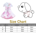 thumbnail image 3 of Vestido de novia para perros con lazo, linda falda corta, falda para perros, falda de princesa para mascotas, adecuada para perros y gatos pequeños Adepaton CPB-DE-LYY2124-4, 3 of 5