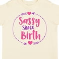 thumbnail image 4 of Inktastic Sassy Since Birth, Sassy, Sassy Girl, Arrow, Hearts Girls Toddler T-Shirt, 4 of 5