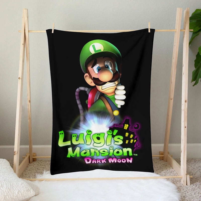 luigis mansion Throw Blanket Gifts for Fans Lover Girls Boys Women Present Hoodie Him Bed 30"x40"